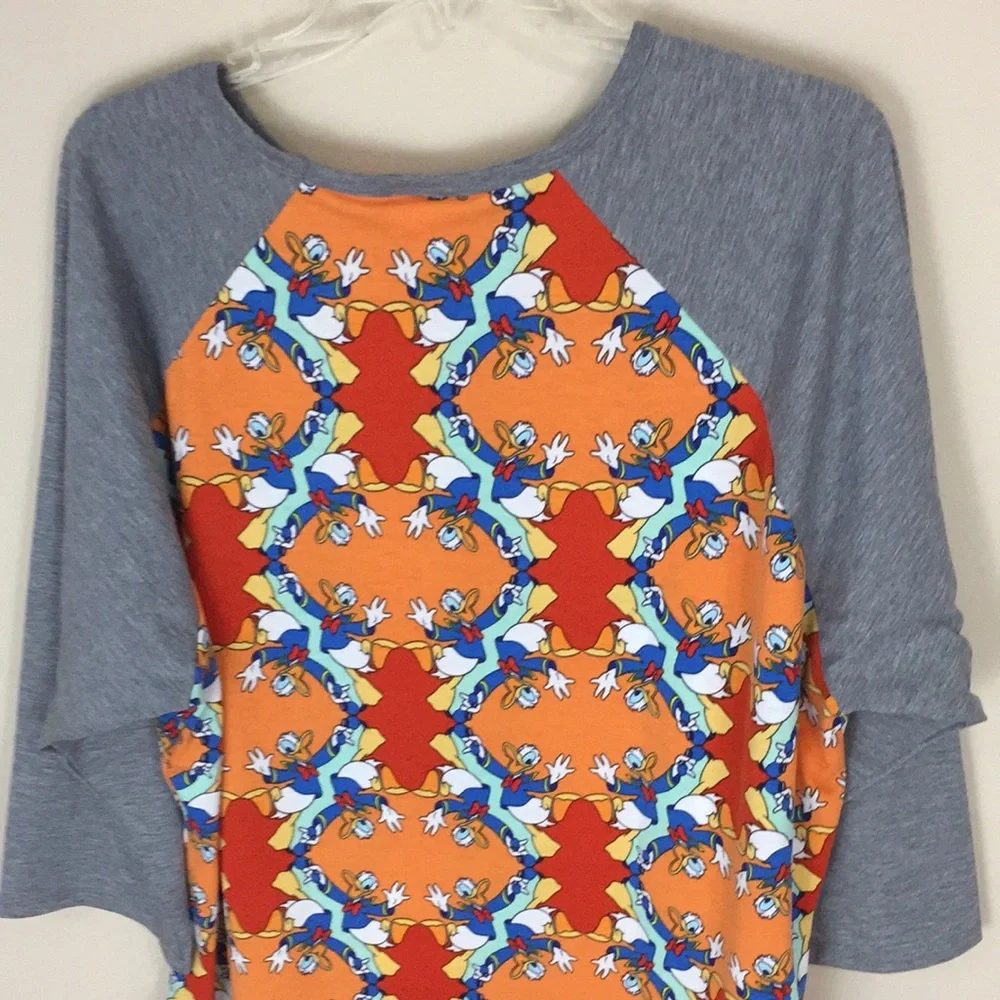 LuLaRoe Disney Donald Duck Randy Unisex Top Size 3XL NWT
